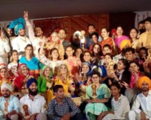 The proud moment for the college that the talented bunch of students created another historic moment by winning overall trophy with 50 prizes in Panjab University Zonal Youth Festival and 6 prizes in Inter zonal Youth and Heritage Festivals . College has carved a niche for itself by snatching overall trophy for the consecutively three years .